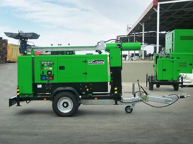 light tower and generator comprises a mobile kit