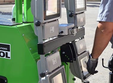 Torres Con ruedas y manillar