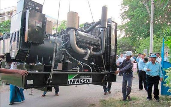 Grupos electrógenos Inmesol refuerzan la red eléctrica de Birmania/Myanmar