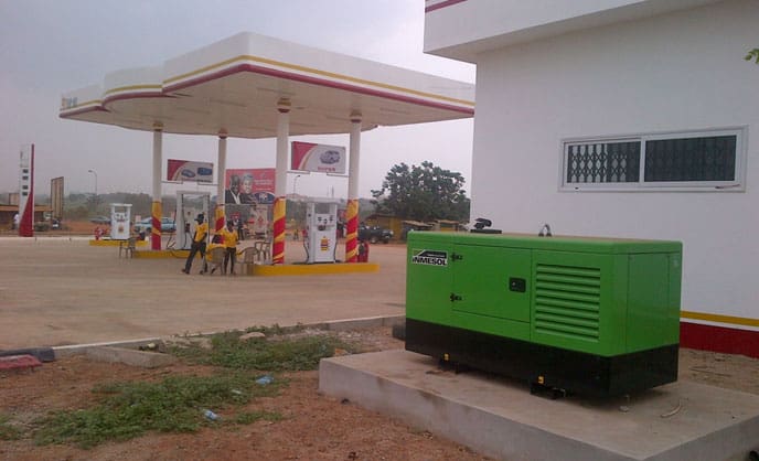  estaciones de servicio de Ghana con los grupos Inmesol