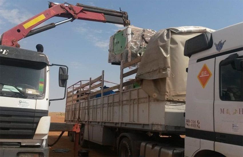 the UN has recently acquired Inmesol generator sets for various towns