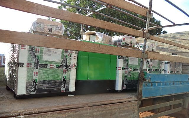 Nuevo distribuidor oficial Inmesol en Burkina Faso 1 Llegada de los grupos electrógenos a Burkina Faso