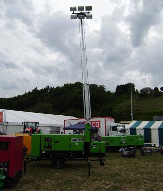 groupes électrogènes et aux tours d’éclairage Inmesol
