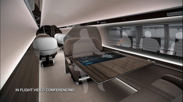 Imagen del Ixion Private Jet extraída de la web de Technicon Design