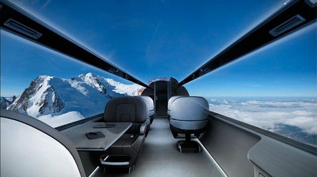 Imagen del Ixion Private Jet extraída de la web de Technicon Design