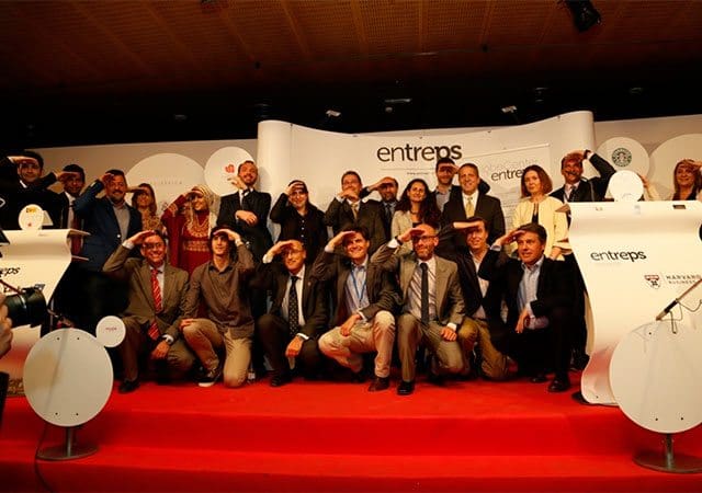 Los premiados con los Entreps Awards 2015