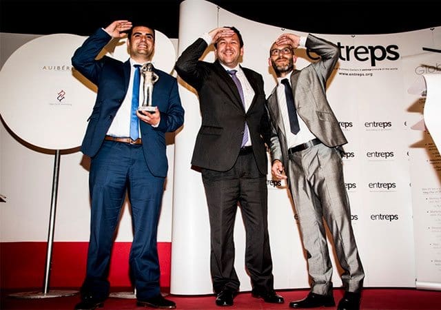 Ramón Solano, director comercial de Inmesol, recibe el Premio Entreps Energía 2015