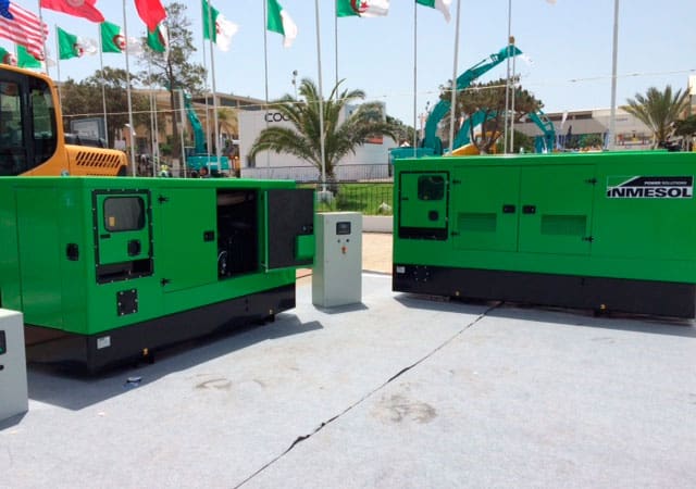 Inmesol Generator sets Stand By Range exhibited in FIA Inmesol Generator sets Stand By Range exhibited in FIA