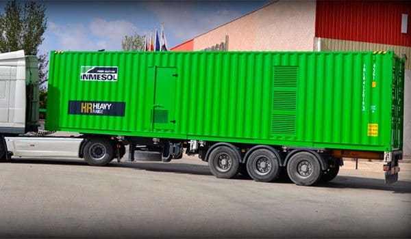 Les groupes électrogènes exportés