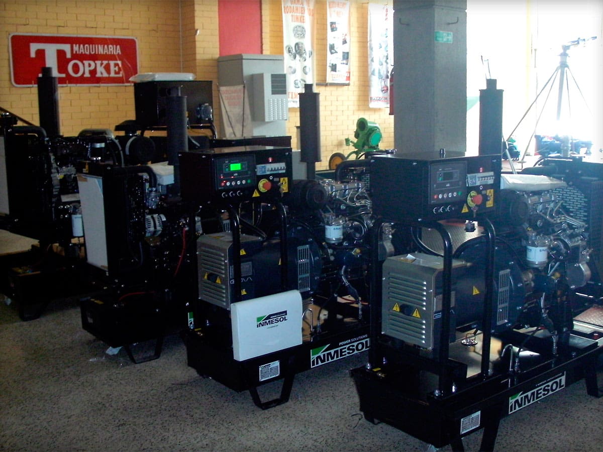 Groups of Open Version Generators with digital control panel