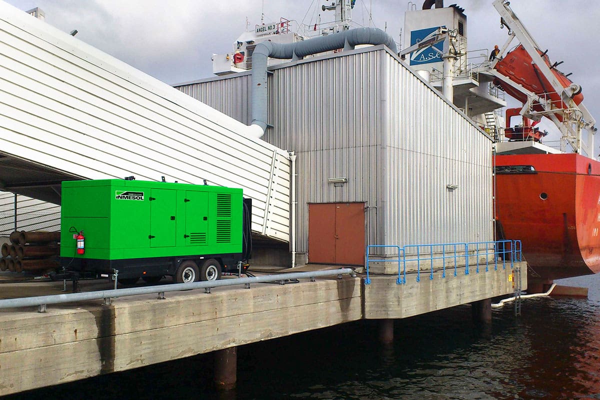 Generator Set in Stockholm Port Generator Set in Stockholm Port