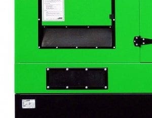 Aumento de la dimension de la entrada de cables conductores en el generador eléctrico