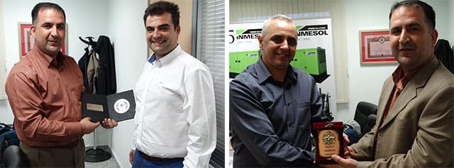 Mujeeb Khalaylah, Chief General of Public Security in Jordan with Ramón Solano & Jalil Azdem