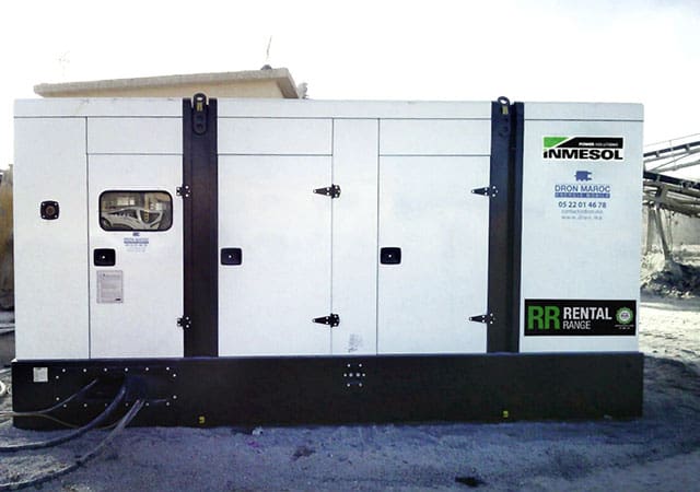 IVR-550 generator sets model at the potash mine, in Khemisset, Morocco