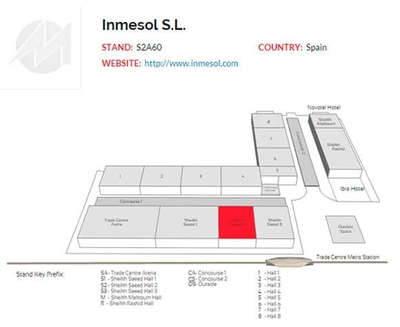 MEE, the world’s biggest energy industry event is coming, and INMESOL will be there 8 INMESOL booth location within the Dubai World Trade Centre