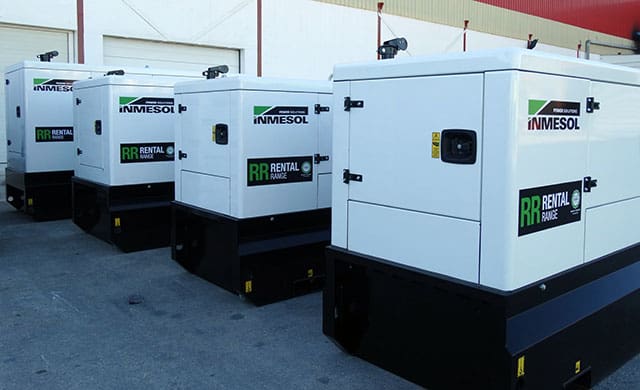 Grupos electrógenos Rental trabajando en paralelo