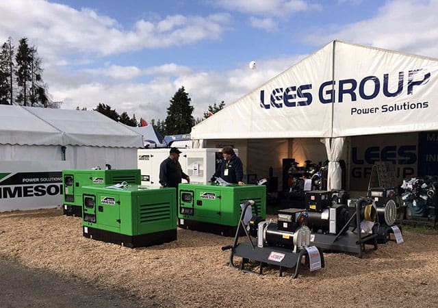 LEES GROUP Power Solutions booth at the National Agricultural Fieldays