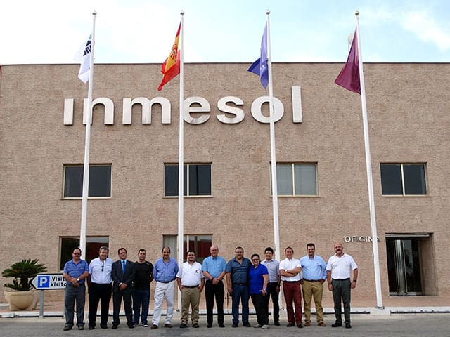 Distributeurs d'Amérique Latine, équipe technique et commerciale, avec la Direction d'INMESOL