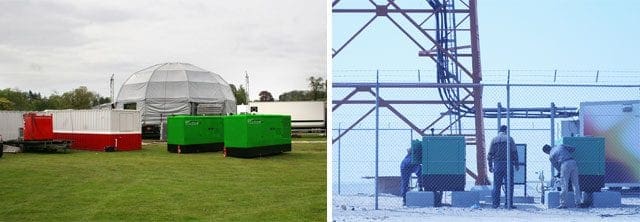 Nueva programación que permite el funcionamiento alternativo de dos grupos electrógenos 2 Imágenes de aplicaciones donde no existe la red eléctrica