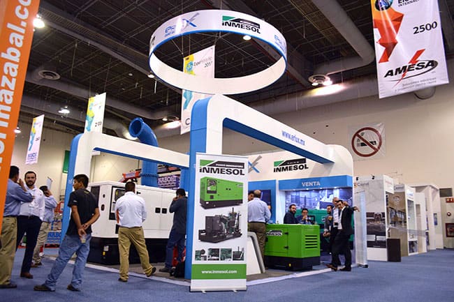 ERLUX Power Group’s booth at the Expo Eléctrica Internacional Fair