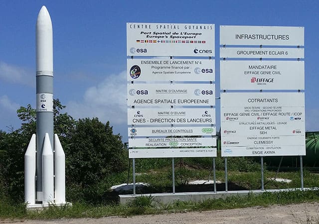 Centro Espacial Europeo de Kourou o Centro Espacial Guayanés