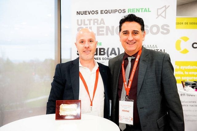 Joaquín Cazorla, Dpto. de ventas en INMESOL junto a Juan José Torres, presidente de Aseamac