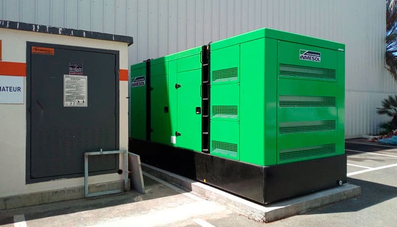 groupe électrogène de secours dans les installations de tout type d'entrepôt de médicaments