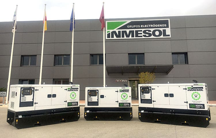 Grupos electrógenos Gama Rental STAGEV con motor KOHLER