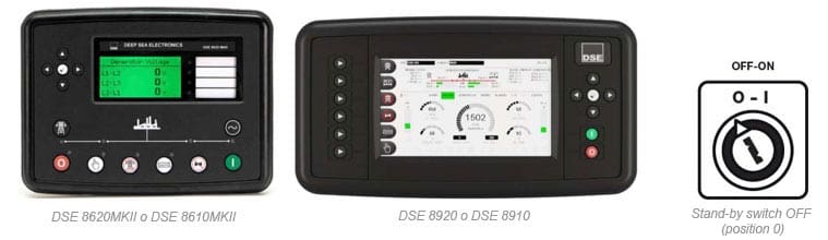 A single generator set with a MULTITUDE of different applications 2 the control unit’s selectors and potentiometer