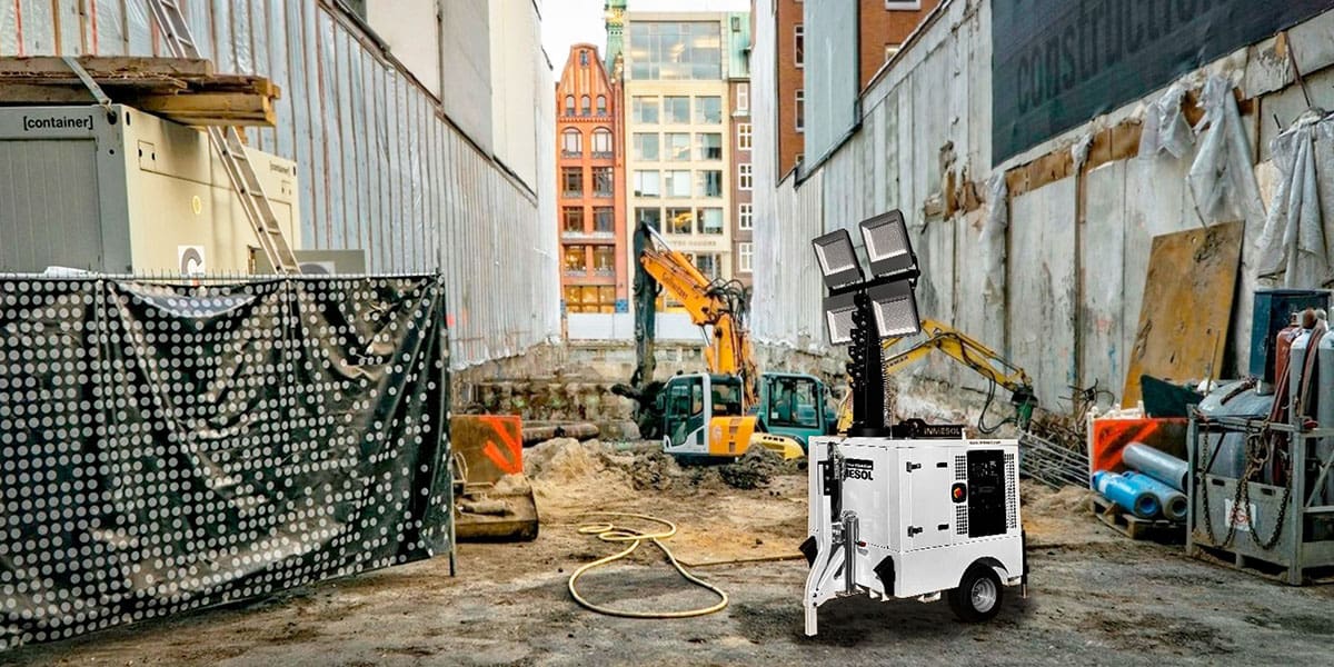 new INMESOL transportable lighting tower